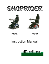 Shoprider P424M User manual