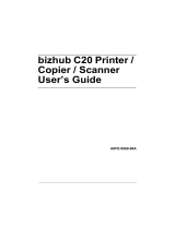 Konica Minolta BIZHUB C20 User manual