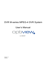 Optiview MPEG-4 User manual
