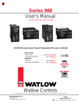 Watlow Electric 986m987 User manual