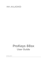 M-Audio ProKeys 88sx User manual