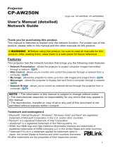 Hitachi CP-AW250NM User manual