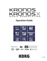 Korg Kronos X Operating instructions
