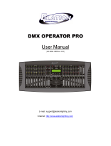 ADJ Lighting DMX Operator Pro User manual
