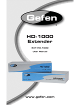 Gefen EXT-HD-1000 Owner's manual