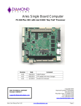 Diamond Aries PC/104-Plus SBC User manual