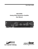 Ross UDA-8705A User manual