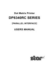 Star Micronics DP8340RC Series User manual