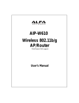Alfa Network AIP-W610 User manual