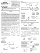 Hitachi RAF25NH4 Installation guide