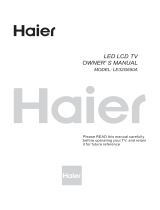 Haier LE32G650A Owner's manual