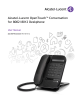 Alcatel-Lucent OmniTouch 8012 User manual