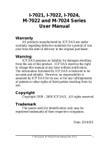 ICP DAS USA M-7024UD User manual