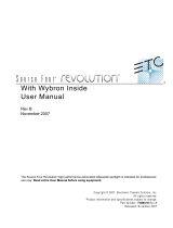 ETC Source Four Revolution User manual