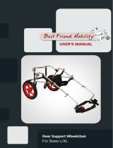 Best Friend Mobility Rear Support Wheelchair User manual