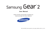 Samsung fit gear 2 User manual