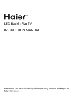 Haier Backlit User manual