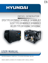 Hyundai DHY6000SE/3 User manual