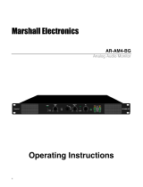 Marshall Electronics AR-AM4-BG Operating Instructions Manual