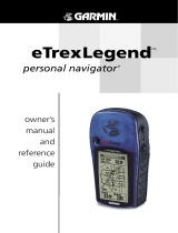 Garmin Etrex Legend - GPS Receiver Owner's manual