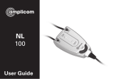 Amplicom NL 100 Induction Neckloop for PowerTel Series User guide