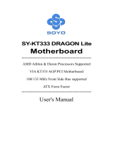 SOYO DRAGON Lite SY-KT333 User manual