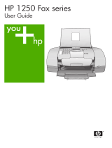 HP 1250 Fax User manual