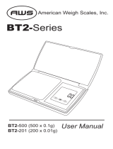 American Weigh Scales BT2 series User manual