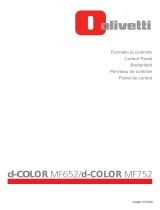 Olivetti d-Color MF652 - MF752 Owner's manual