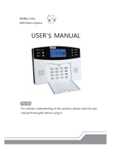 Konlen MOBILE CALL GSM Alarm System User manual