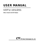 CTC Union VDTU-201 User manual