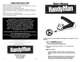 Bounty Hunter Handyman Detector Owner's manual