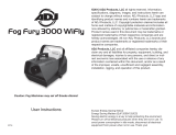 ADJ Fog Fury 3000 WiFLY User manual