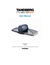 TANDBERG 990 MXP User manual