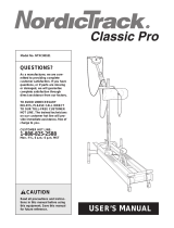 NordicTrack NTXC80182 User manual