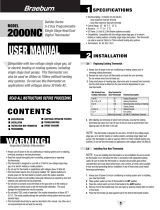 Braeburn 2000NC User manual