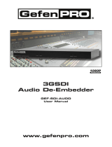 Gefen 3GSDI User manual