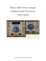 Waves S360 Surround Imager & Panner Owner's manual