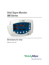 Welch Allyn Vital Signs Monitor 300 Series Directions For Use Manual