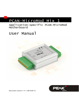 PEAK-System PCAN-MicroMod Mix 1 User manual