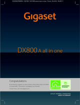 Gigaset DX800A all in one Owner's manual