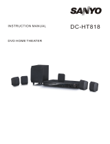 Sanyo DC-HT818 User manual