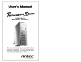Antec SX600II Series User manual
