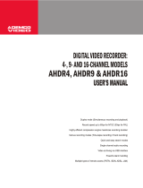 ADEMCO AHDR9 User manual