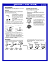 Casio 3070 User manual