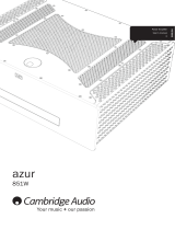 Cambridge Audio Azur 851W User manual