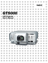 NEC GT5000 Owner's manual