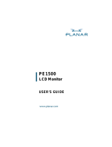 Planar PE1500 User manual