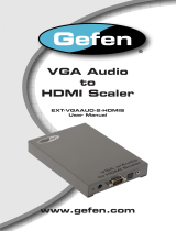 Gefen EXT-VGAAUD-2-HDMIS Owner's manual