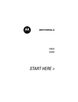 Motorola V600 User manual